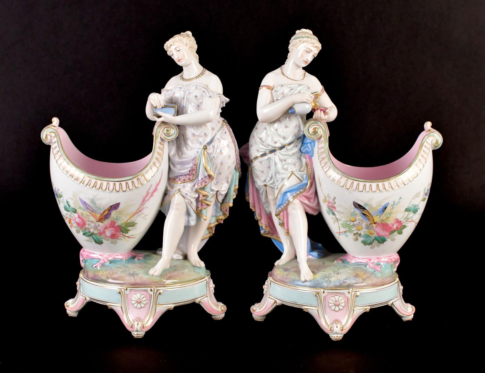 PR. 19TH C. FRENCH GIBUS & REDON POTPOURRI. (1 of 15)