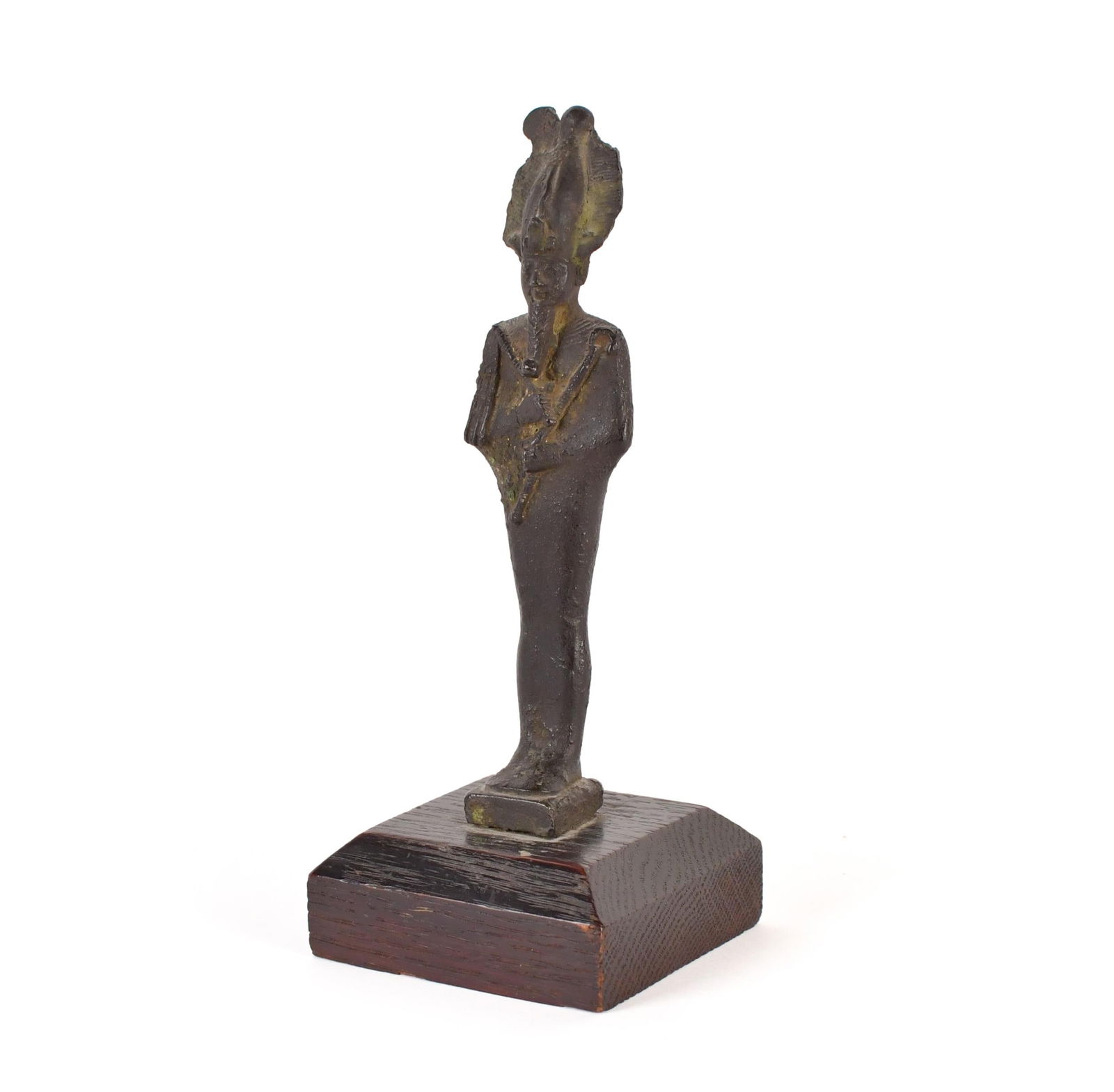 ANTIQUE EGYPTIAN BRONZE OF OSIRIS. (1 of 11)