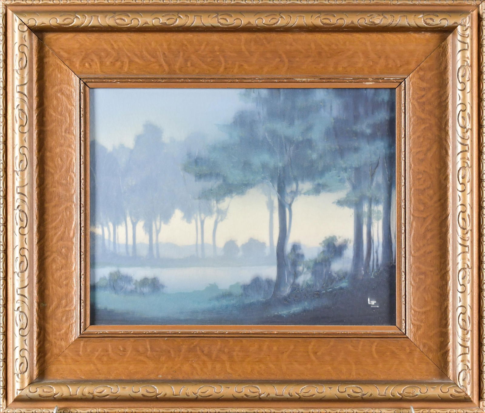 ANTIQUE ROOKWOOD PLAQUE, LORINDA EPPLY. (1 of 10)