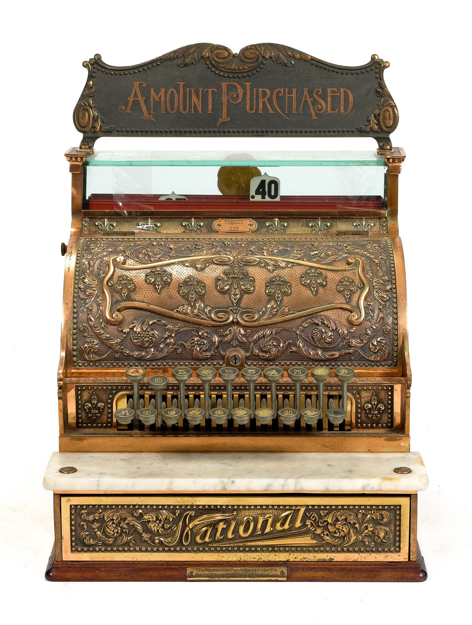 Antique 1891 National Cash Register