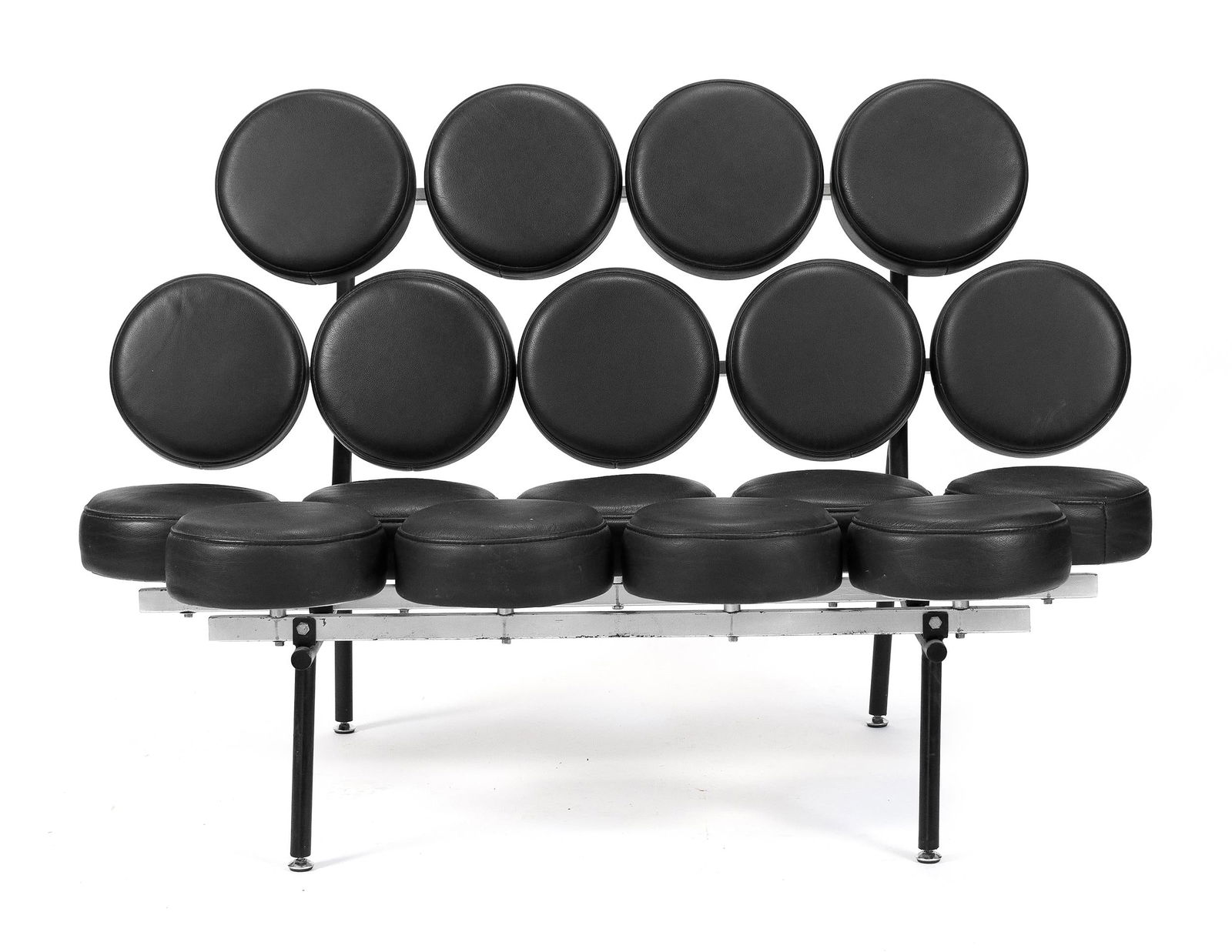 VINTAGE GEORGE NELSON HERMAN MILLER MARSHMALLOW SOFA. (1 of 11)