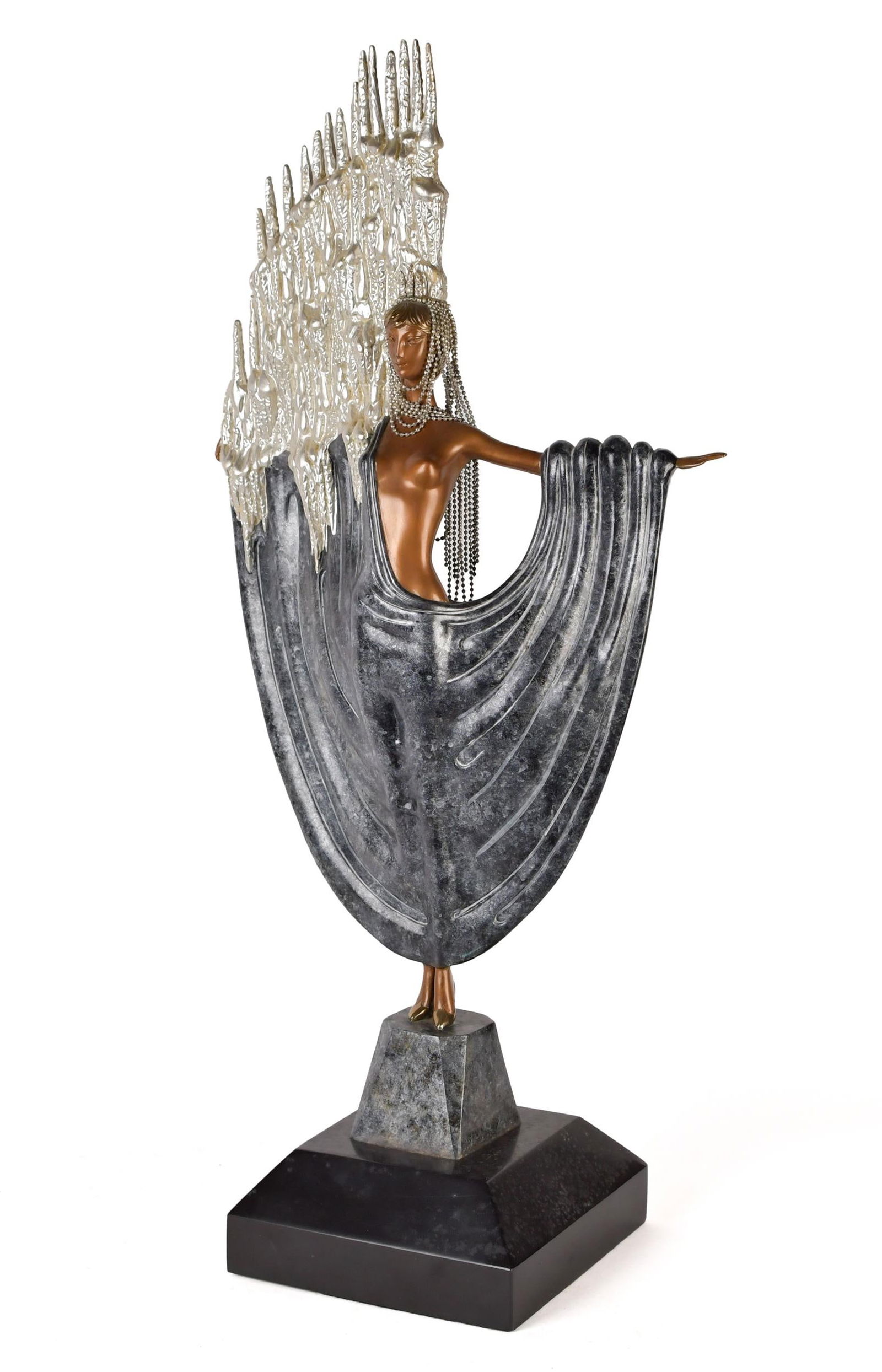 ERTE ART DECO BRONZE, ARCTIC SEA. (1 of 10)