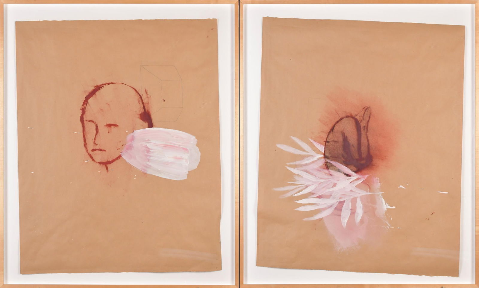 ENRIQUE MARTINEZ CELAYA DIPTYCH, A NECK IN ASHES. (1 of 14)