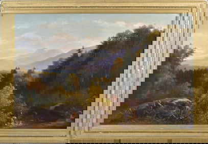 BENJAMIN CHAMPNEY OIL, WHITE MOUNTAINS.