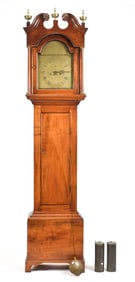 LEVI & ABEL HUTCHINS TALL CLOCK.