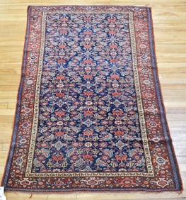 ANTIQUE ORIENTAL SCATTER RUG.