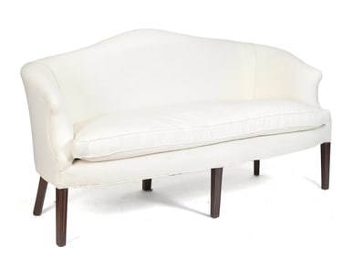 ANTIQUE ENGLISH HEPPLEWHITE SOFA.