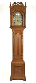 ANTIQUE AUGUSTINE NEISSER GERMANTOWN PA TALL CLOCK.