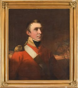 19TH C. ENGLISH PORTRAIT, NAVAL OFFICER.