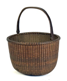 MID 19TH C NANTUCKET BASKET.