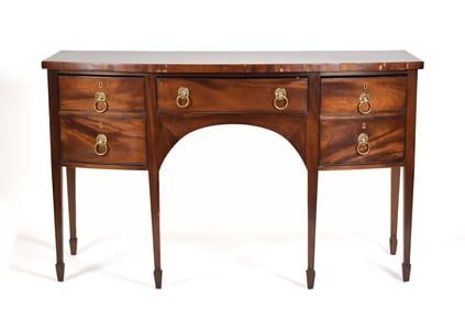 ANTIQUE ENGLISH HEPPLEWHITE SIDEBOARD.