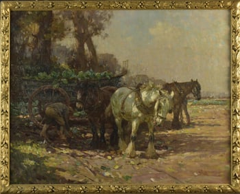 ARTHUR SPOONER ENGLISH OIL, SPRING AWAKENING.