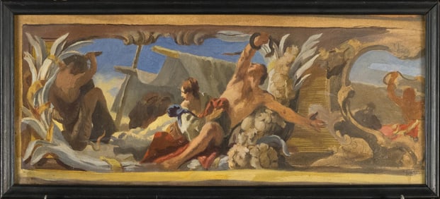 ROBERT HALE IVES GAMMELL OIL, MYTHOLOGICAL SCENE.