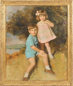 HARRINGTON MANN PORTRAIT, ZIEGLER CHILDREN.