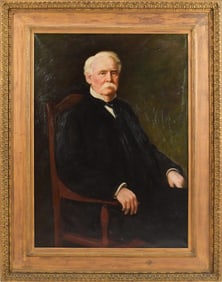 GEORGE H. HUGHES PORTRAIT OF A GENTLEMAN.