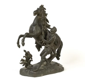 AFTER GUILLAUME COUSTOU BRONZE, MARLY HORSE.
