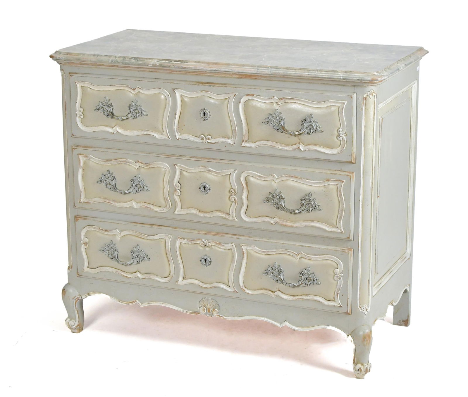 20TH C. FRENCH LOUIS XV STYLE CHEST. (1 of 15)