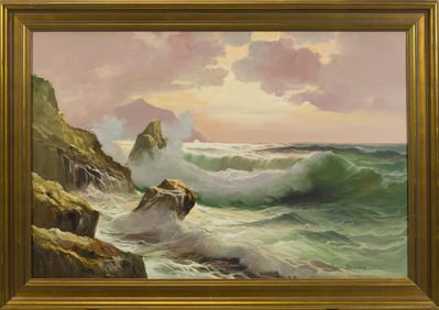 GUIDO ODIERNA OIL, SEASCAPE.