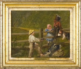 ALFRED JONES OIL, CHILDREN AT PLAY.