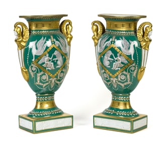 PR. FRENCH NEOCLASSICAL STYLE VASES.