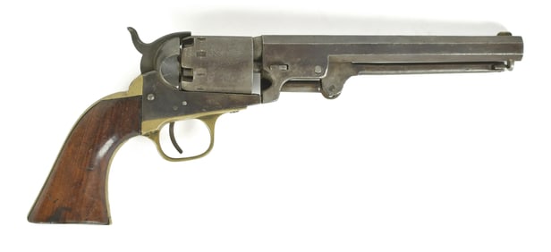 19TH C. MANHATTAN FIREARMS REVOLVER.