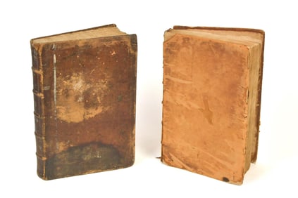 TWO 18TH C. BOOKS, MA BAY CHARTER AND OTHER.