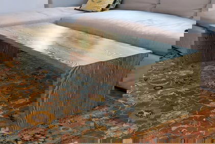 FINE CUSTOM AARONSON COFFEE TABLE.