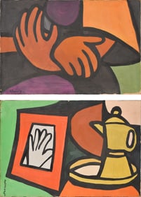 TWO ROLAND DORCELY OILS.