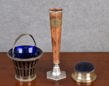 TIFFANY & CO, AND OTHER WEIGHTED STERLING, 3 PCS.