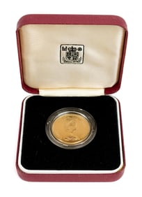 1981 HONG KONG $1000.00 GOLD COIN IN PROOF.