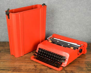 ETTORE SOTTSASS FOR OLIVETI VALENTINE TYPEWRITER.
