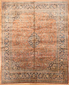 VINTAGE PERSIAN ROOM SIZE RUG.