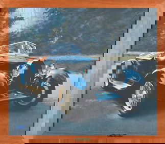 LUIGI ROCCA OIL, BUGATTI T44437.