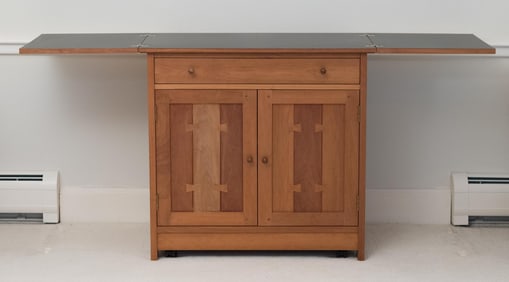 STICKLEY ARTS & CRAFTS CHERRY BAR/CONSOLE.