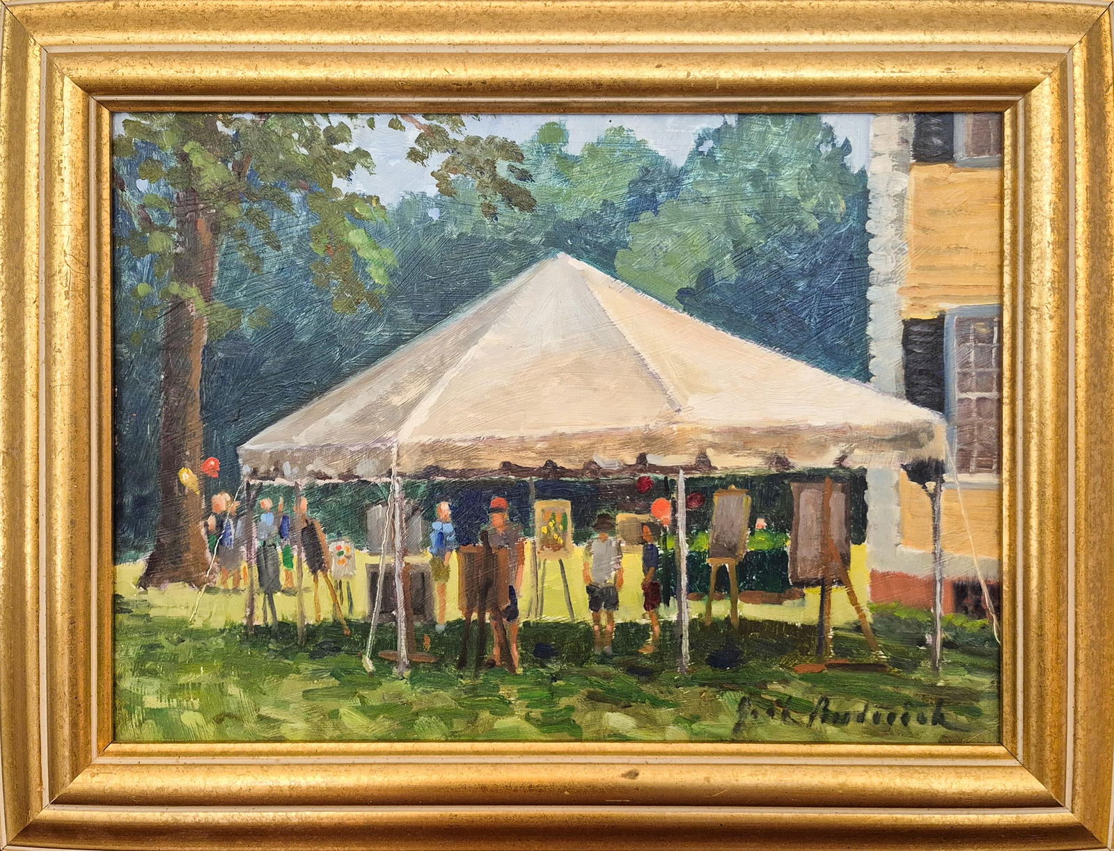 JACK BRODERICK OIL, ART SHOW. (1 of 9)