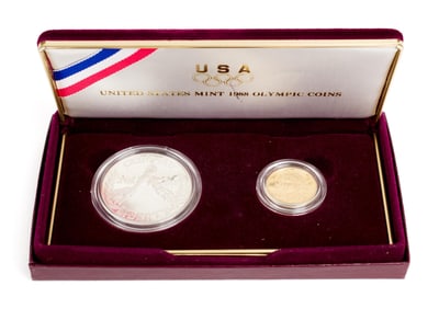1988 US OLYMPIC PROOF SET.