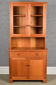 DANA ROBES CHERRY CHINA CABINET.