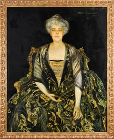 OSSIP PERELMA OIL PORTRAIT, JANET THURSTON NEWBOLD.