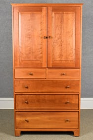 DANA ROBES CHERRY WARDROBE DRESSER.