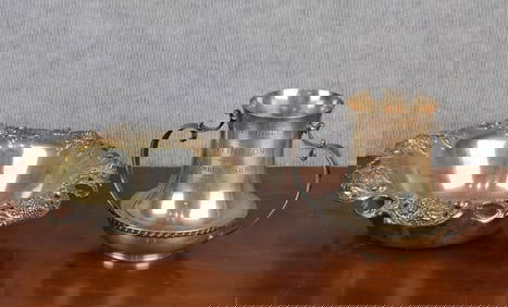 TIFFANY & CO. STERLING BOWL AND STERLING TROPHY.