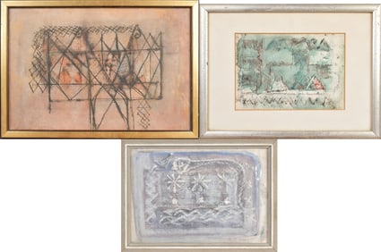 NARAYANAN AKKITHAM WATERCOLORS, 3PCS.