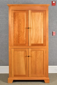 DANA ROBES CHERRY MEDIA CABINET.