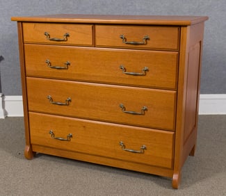 RICHARD STEELE MAHOGANY CHEST, 2 OF 2.