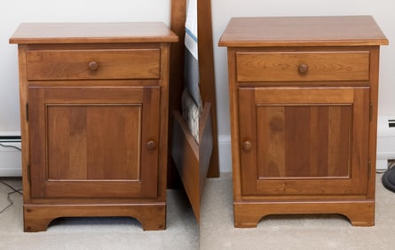 PR. CONTEMPORARY CHERRY SIDE CABINETS.