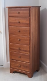 CONTEMPORARY CHERRY LINGERIE CHEST.