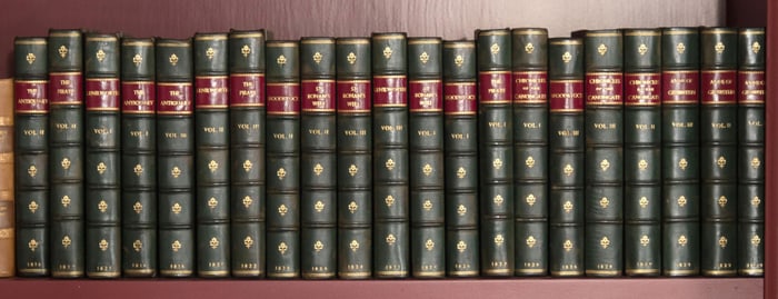 FIRST EDITION WORKS BY SIR WALTER SCOTT, 21 VOLS.