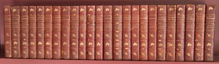 THE WORKS OF GEORGE JOHN WHYTE-MELVILLE, 24 VOLS.