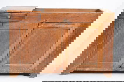 19TH C. PRIMITIVE NEW ENGLAND DRY SINK.