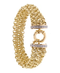 14K GOLD BRACELET.