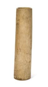 ANTIQUE HORNBEAM WOOD BARREL.